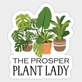 Houseplants Galore - The Prosper Plant Lady Sticker